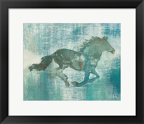 Framed Mustang Study Print