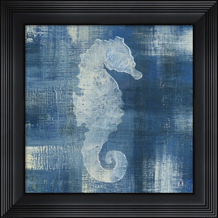 Framed Batik Seas I Print