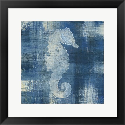 Framed Batik Seas I Print