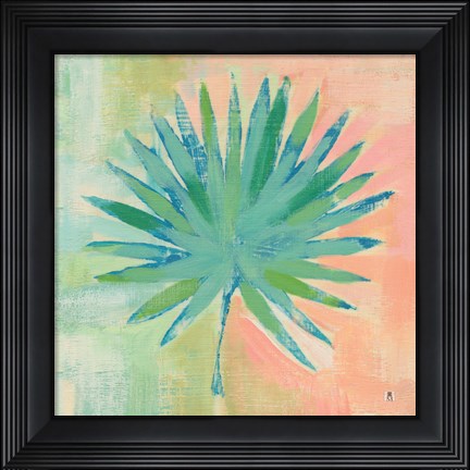 Framed Beach Cove Leaves II Print