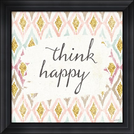 Framed Soft Deco V Print