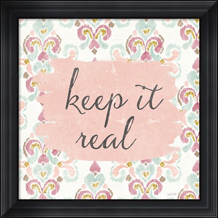 Framed Soft Deco III Print
