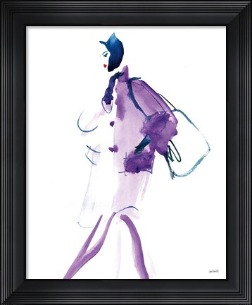 Framed Colorful Fashion IV Print