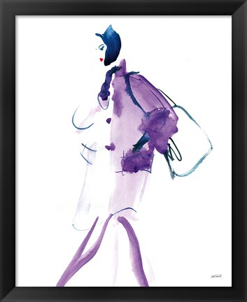 Framed Colorful Fashion IV Print