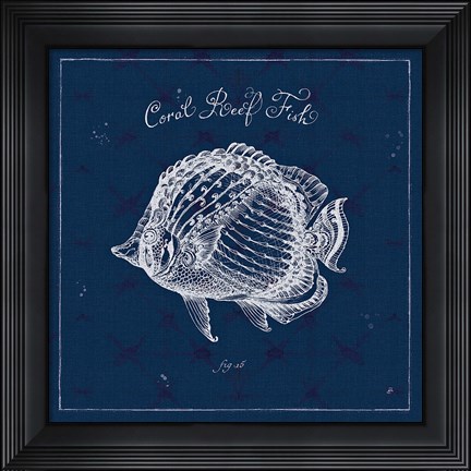 Framed Underwater Life XIV Print