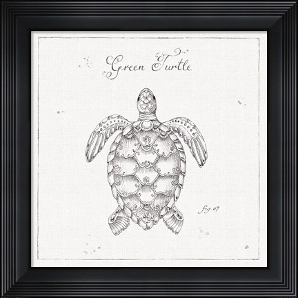 Framed Underwater Life VIII Print