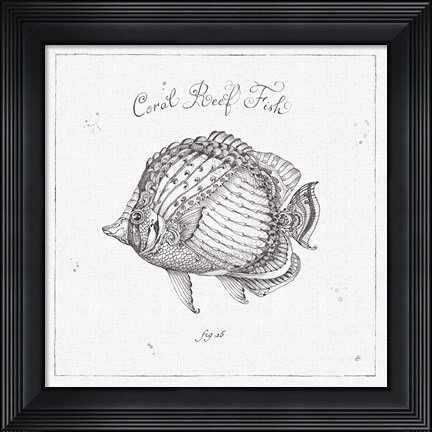 Framed Underwater Life VI Print