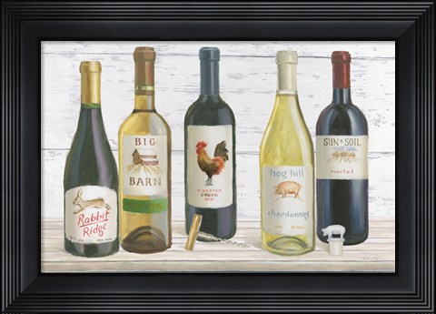 Framed Vintners Recess I Print