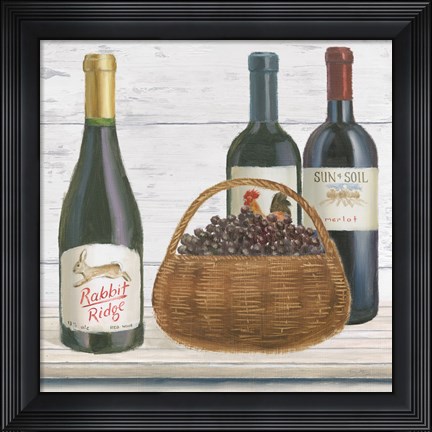 Framed Vintners Recess II Print