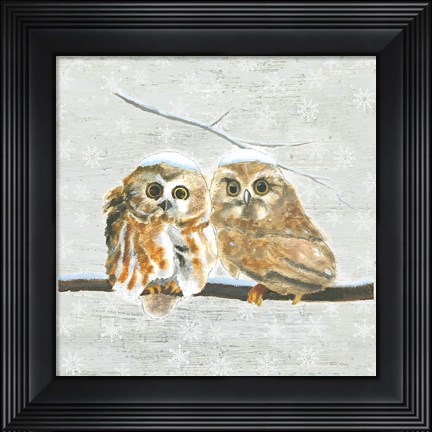 Framed Christmas Critters I Print