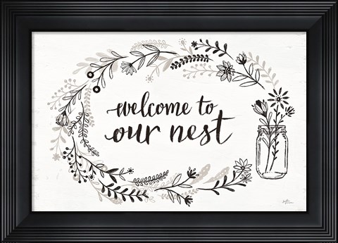 Framed Our Nest I Print