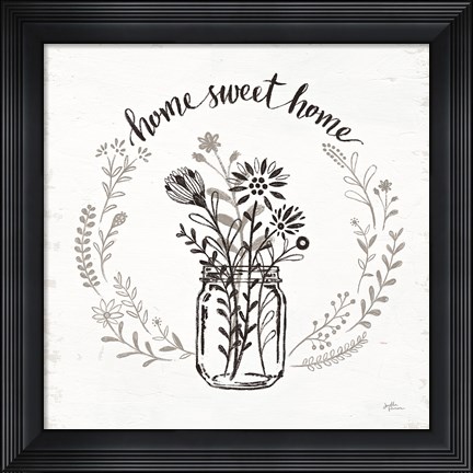 Framed Our Nest VII Print