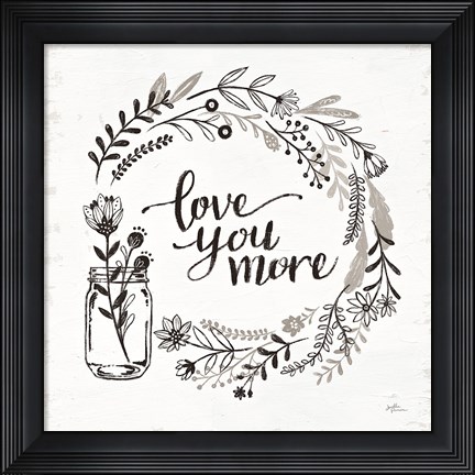 Framed Our Nest V Print