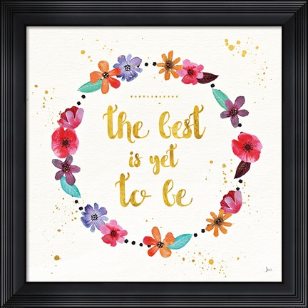 Framed Simply Amazing II Print