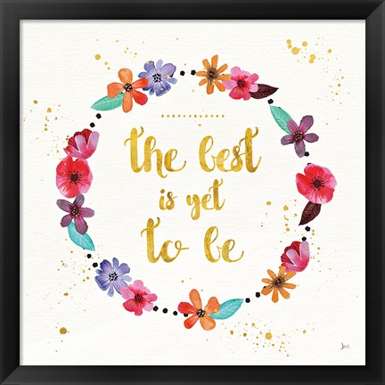 Framed Simply Amazing II Print