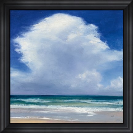 Framed Beach Clouds II Print
