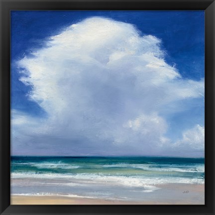 Framed Beach Clouds II Print