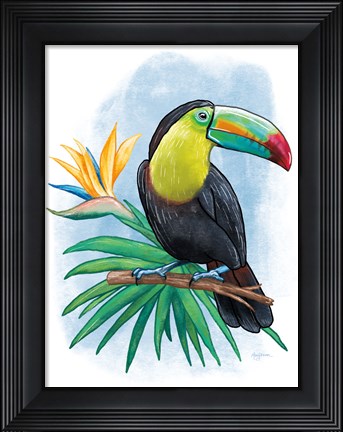 Framed Tropical Flair IV Print
