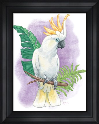 Framed Tropical Flair III Print
