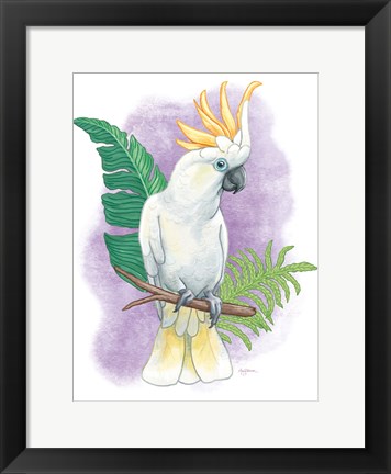 Framed Tropical Flair III Print