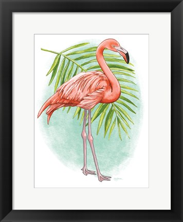 Framed Tropical Flair II Print