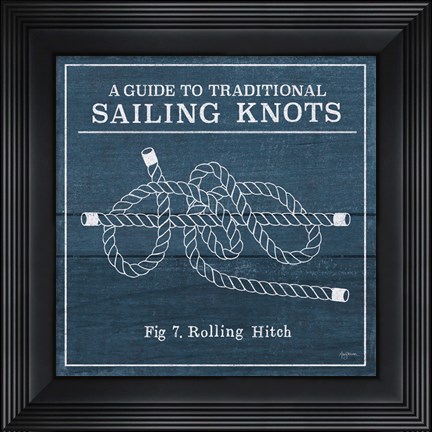 Framed Vintage Sailing Knots VIII Print
