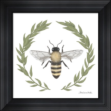 Framed Happy to Bee Home I Print