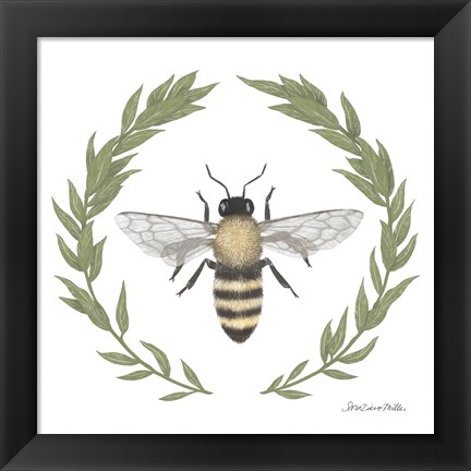 Framed Happy to Bee Home I Print