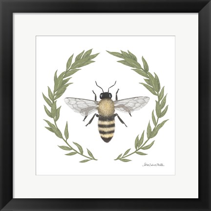 Framed Happy to Bee Home I Print