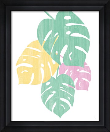 Framed Monstera IV Bright on White Print