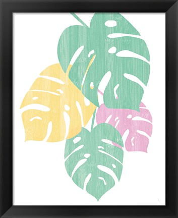 Framed Monstera IV Bright on White Print