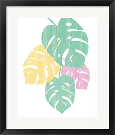 Framed Monstera IV Bright on White Print