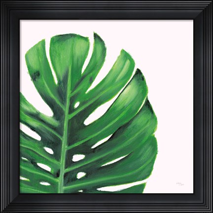 Framed Statement Palms IV Print