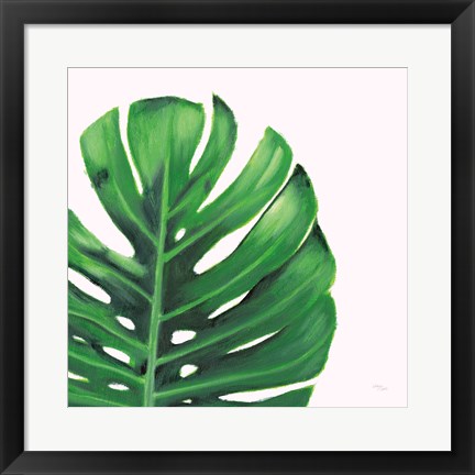 Framed Statement Palms IV Print