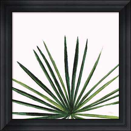 Framed Statement Palms III Print