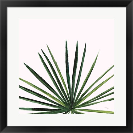 Framed Statement Palms III Print