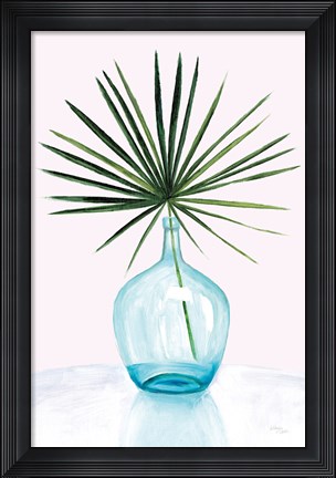 Framed Statement Palms I Print