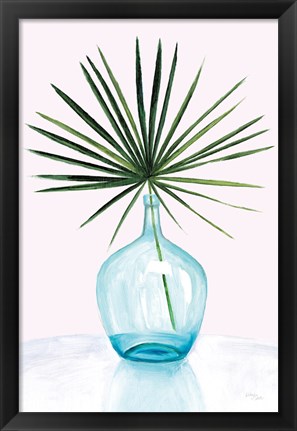 Framed Statement Palms I Print