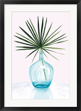 Framed Statement Palms I Print