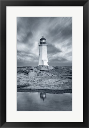 Framed By the Sea I no Border Print