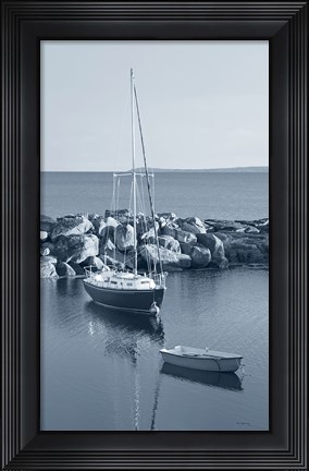 Framed By the Sea II no Border Print