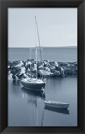 Framed By the Sea II no Border Print