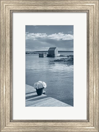 Framed By the Sea III no Border Print