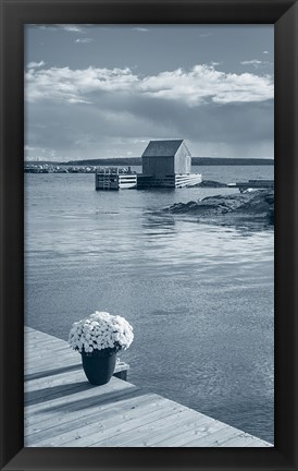 Framed By the Sea III no Border Print