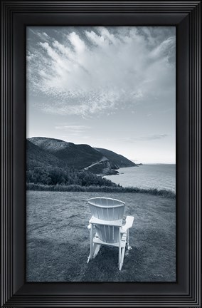 Framed By the Sea IV no Border Print