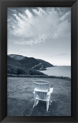 Framed By the Sea IV no Border Print