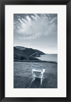 Framed By the Sea IV no Border Print