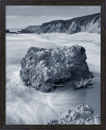 Framed California Coast Crop Print