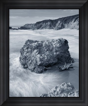 Framed California Coast Crop Print