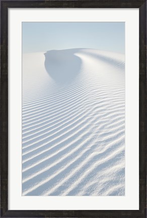 Framed White Sands II no Border Print